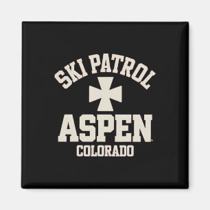 Ski Patrol Aspen Colorado Skifahren und Snowboarde Magnet