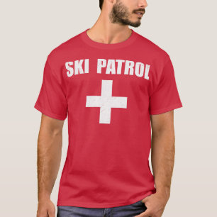 Ski Patrol Skifahren Erste Hilfe Winterferienwohnu T-Shirt