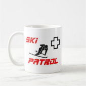 Ski-Patrouille - "Skifahrer " Kaffeetasse (Links)