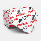 Ski-Patrouille - "Skifahrer " Krawatte (Gerollt)