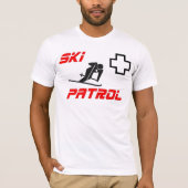 Ski-Patrouille - "Skifahrer " T-Shirt (Vorderseite)
