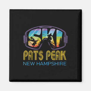 Ski Pats Peak New Hampshire Skiurlaub Magnet