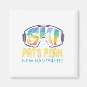 Ski Pats Peak New Hampshire Skiurlaub Magnet