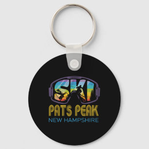 Ski Pats Peak New Hampshire Skiurlaub  Schlüsselanhänger
