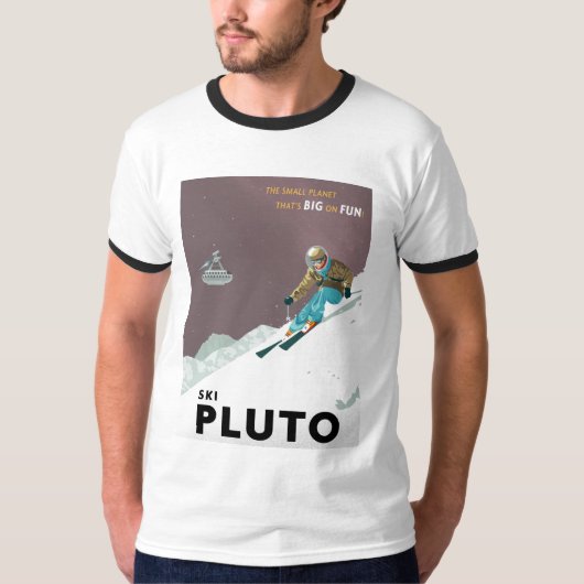 Ski Pluto T-Shirt (Vorderseite)