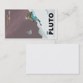 Ski Pluto Visitenkarte (Vorne/Hinten)