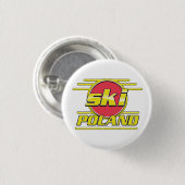Ski Polen 80er Logo Button (Vorne & Hinten)