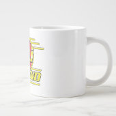 Ski Polen 80er Logo Jumbo-Tasse (Rechts)