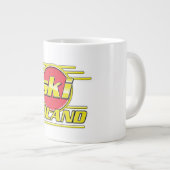 Ski Polen 80er Logo Jumbo-Tasse (Vorderseite Rechts)