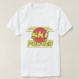 Ski Polen 80er Logo T-Shirt
