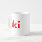 SKI Polnische Nachname Tasse (Vorderseite Links)