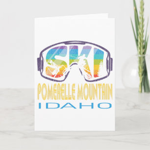 Ski Pomerelle Berg Idaho Skiurlaub Karte