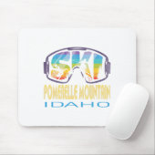 Ski Pomerelle Berg Idaho Skiurlaub Mousepad (Mit Mouse)