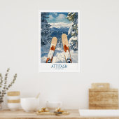 Ski Poster Attitash New Hampshire 1 (Küche)