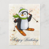 Ski Postkarte (Vorderseite)