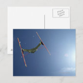 Ski Postkarte (Vorne/Hinten)