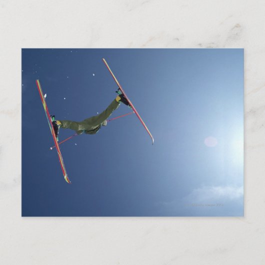 Ski Postkarte (Vorderseite)