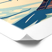 Ski Print Ischgl Österreich 1 Poster (Ecke)