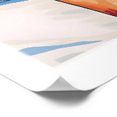 Ski Print Morillon Frankreich 1 Poster (Ecke)
