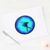 SKI PURE SNOW OVALER AUFKLEBER (Umschlag)