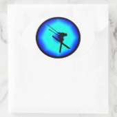 SKI PURE SNOW OVALER AUFKLEBER (Tasche)