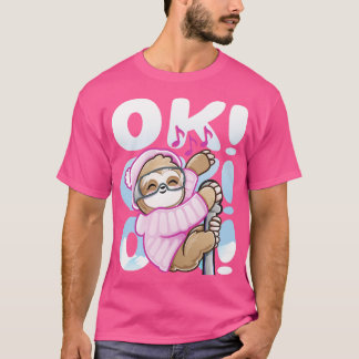 Ski Rave Sloth Kid Baby Dance Ok 1 T-Shirt