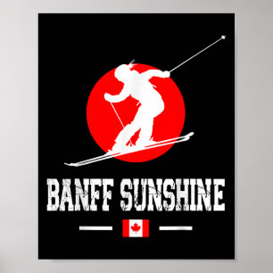 Ski-Resort Banff Sunshine Kanada Rocky Mountains S Poster
