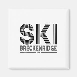 Ski Resort Breckenridge USA Rocky Mountains Amerik Magnet