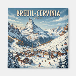 Ski Resort Breuil-Cervinia Italien Magnet