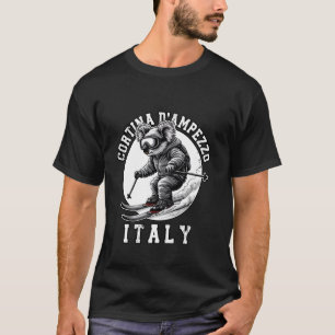 Ski Resort Cortina d'Ampezzo Italienische Alpen Sk T-Shirt