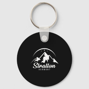 Ski Resort Stratton Vermont Skifahren Snowboarden Schlüsselanhänger