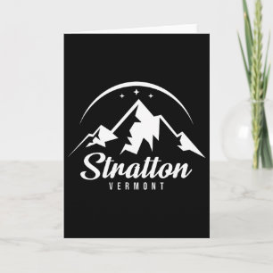 Ski Resort Stratton Vermont Skifahren Snowboardfah Karte