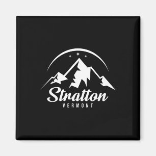 Ski Resort Stratton Vermont Skifahren Snowboardfah Magnet