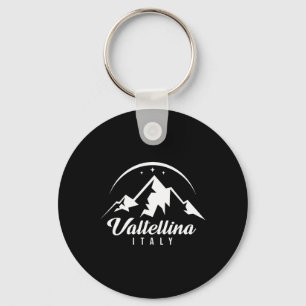 Ski-Resort Valtellina Italien Skifahren Snowboarde Schlüsselanhänger