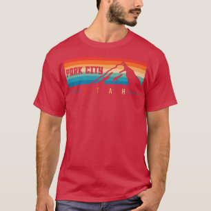 Ski Resorts T s Park Stadt Utah Snowboarden T-Shirt