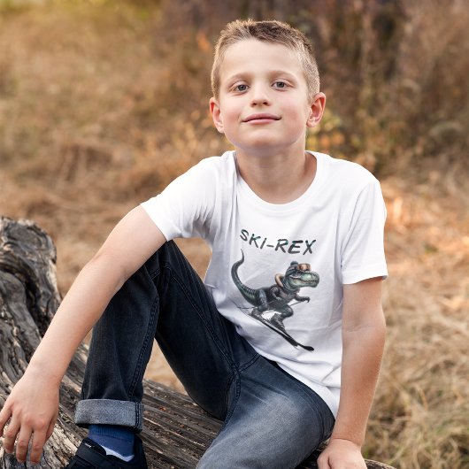 Ski-Rex-Abenteuer: Dinosaurier auf Skiern T-Shirt