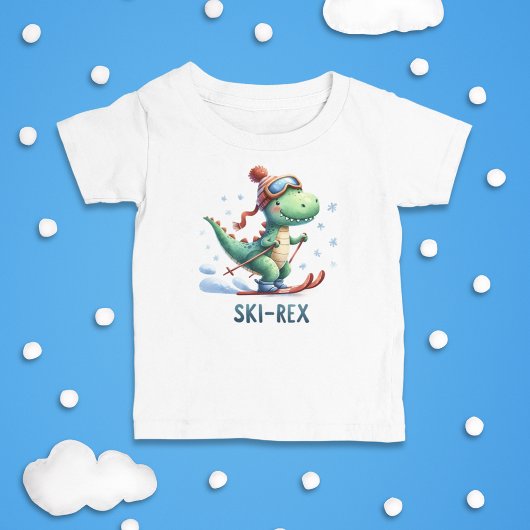 Ski-Rex-Abenteuer Kleinkind T-shirt