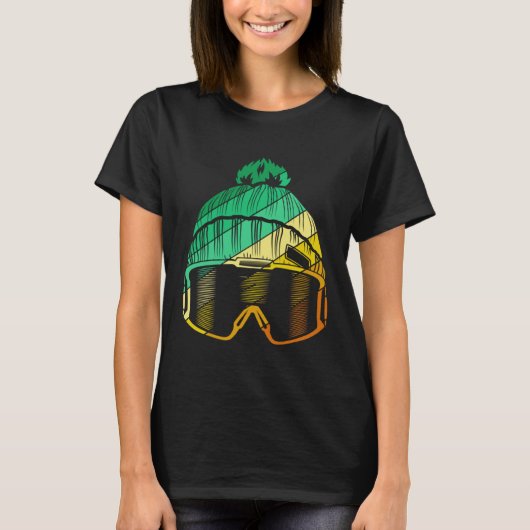 Ski Rider Fun Skiing Ski Mountains  Ski Rider  1 T-Shirt (Vorderseite)