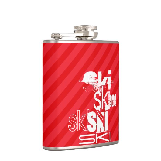 Ski; Rote Scarlet Flachmann (Rechts)