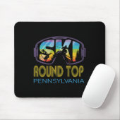 Ski Round Top Pennsylvania Skiferien  Mousepad (Mit Mouse)