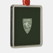 Ski Salida Colorado Ornament Aus Metall (Rechts)