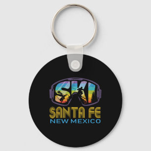 Ski Santa Fe New Mexico Skiurlaub Schlüsselanhänger
