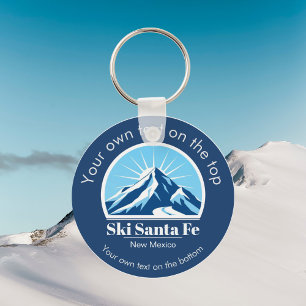 Ski Santa Fe Skigebiet New Mexico Schlüsselanhänger