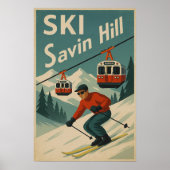 Ski Savin Hill Poster (Vorne)