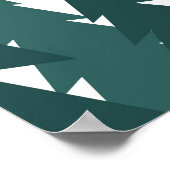 Ski Savin Hill Vintag Style Travel Poster (Ecke)