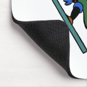 Ski Schi fahren skiing Unfall accident Mousepad (Ecke)