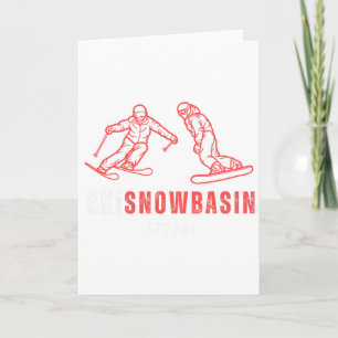 Ski Schnee in Utah Skifahren Snowboarden Resort Ur Karte