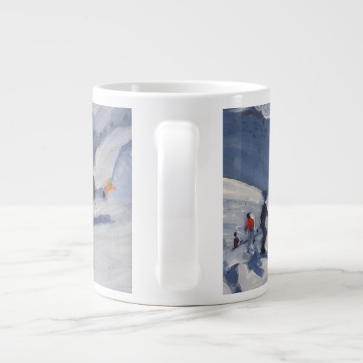 Ski-Schule Tignes 2009 Jumbo-Tasse (Rückseite)