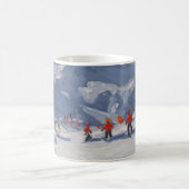 Ski-Schule Tignes 2009 Kaffeetasse (Mittel)