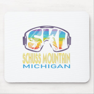 Ski Schuss Mountain Michigan Skiurlaub Mousepad